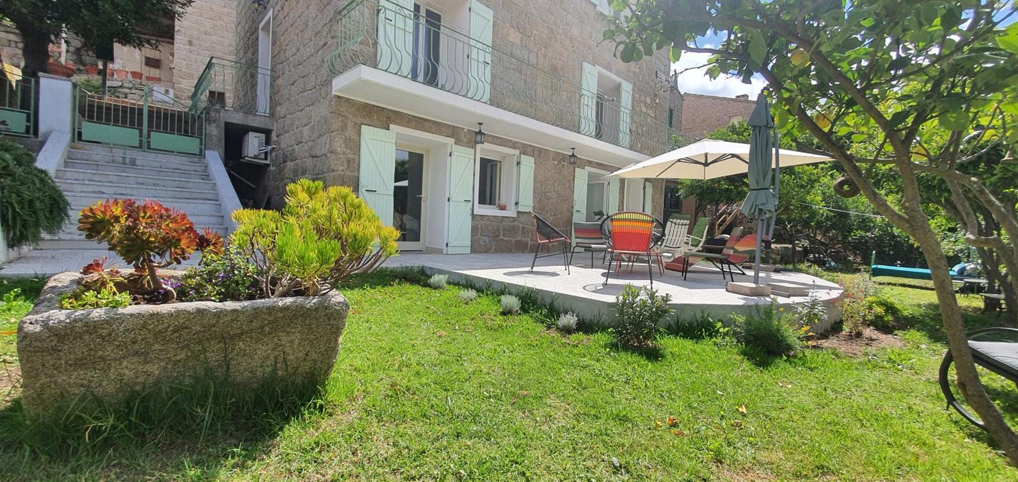 Charmant Appartement En Rez De Jardin Sartene  Exterior photo